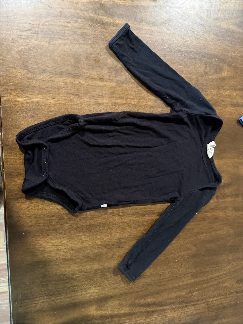 Kyte BABY Black Long-Sleeve Baby Bodysuit